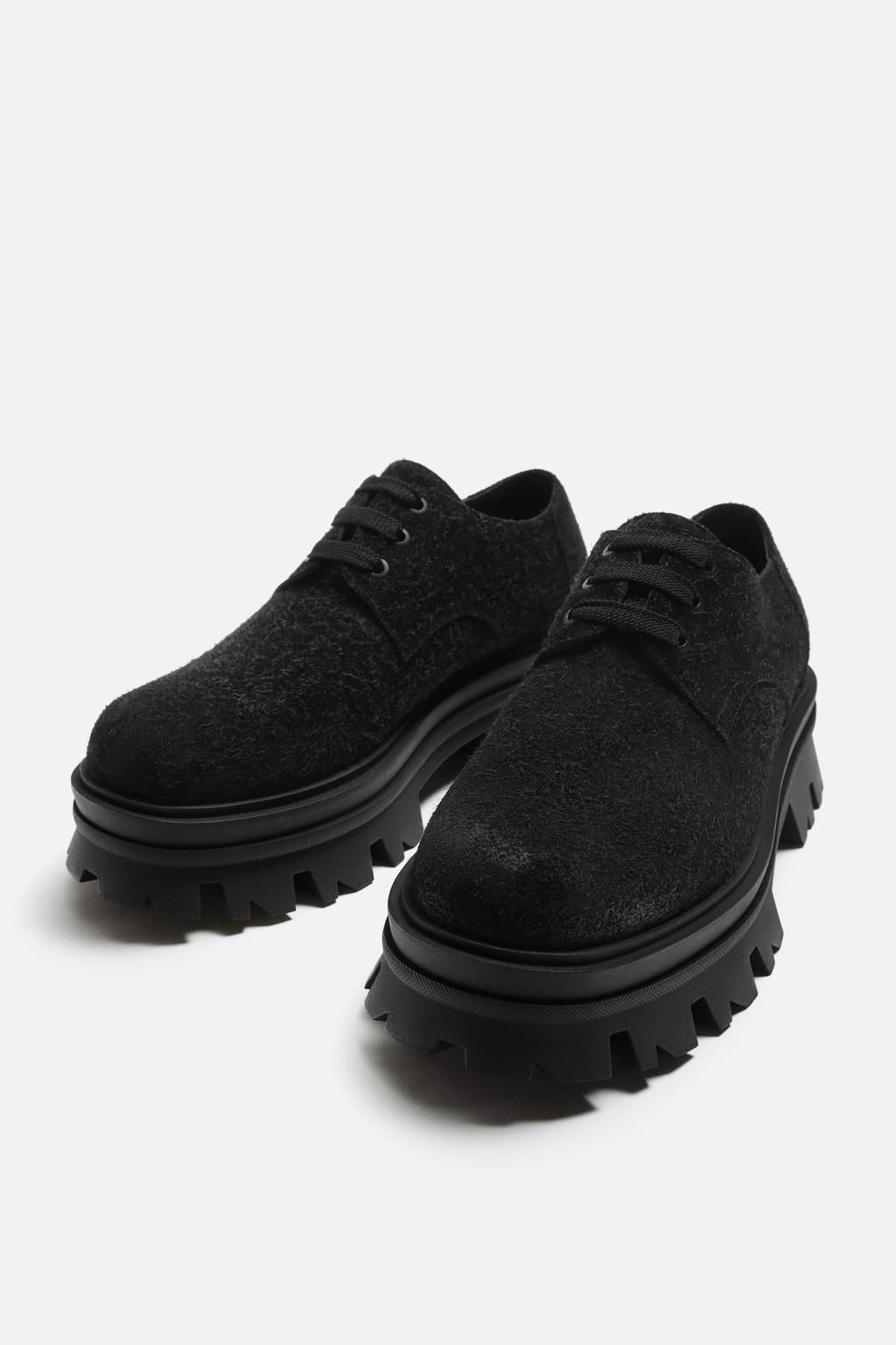 CHUNKY LEATHER SHOES - Zara фото 6