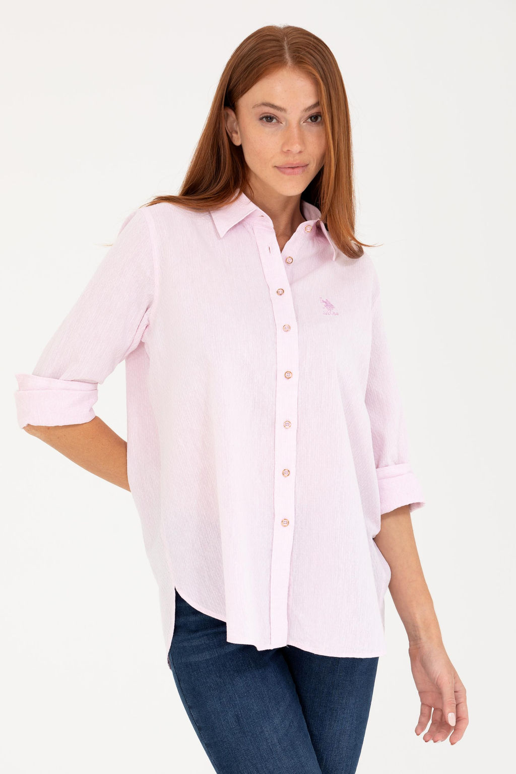 U. S. Polo Assn Женская рубашка с длинным рукавом Magnolia - U.s. polo assn фото 17