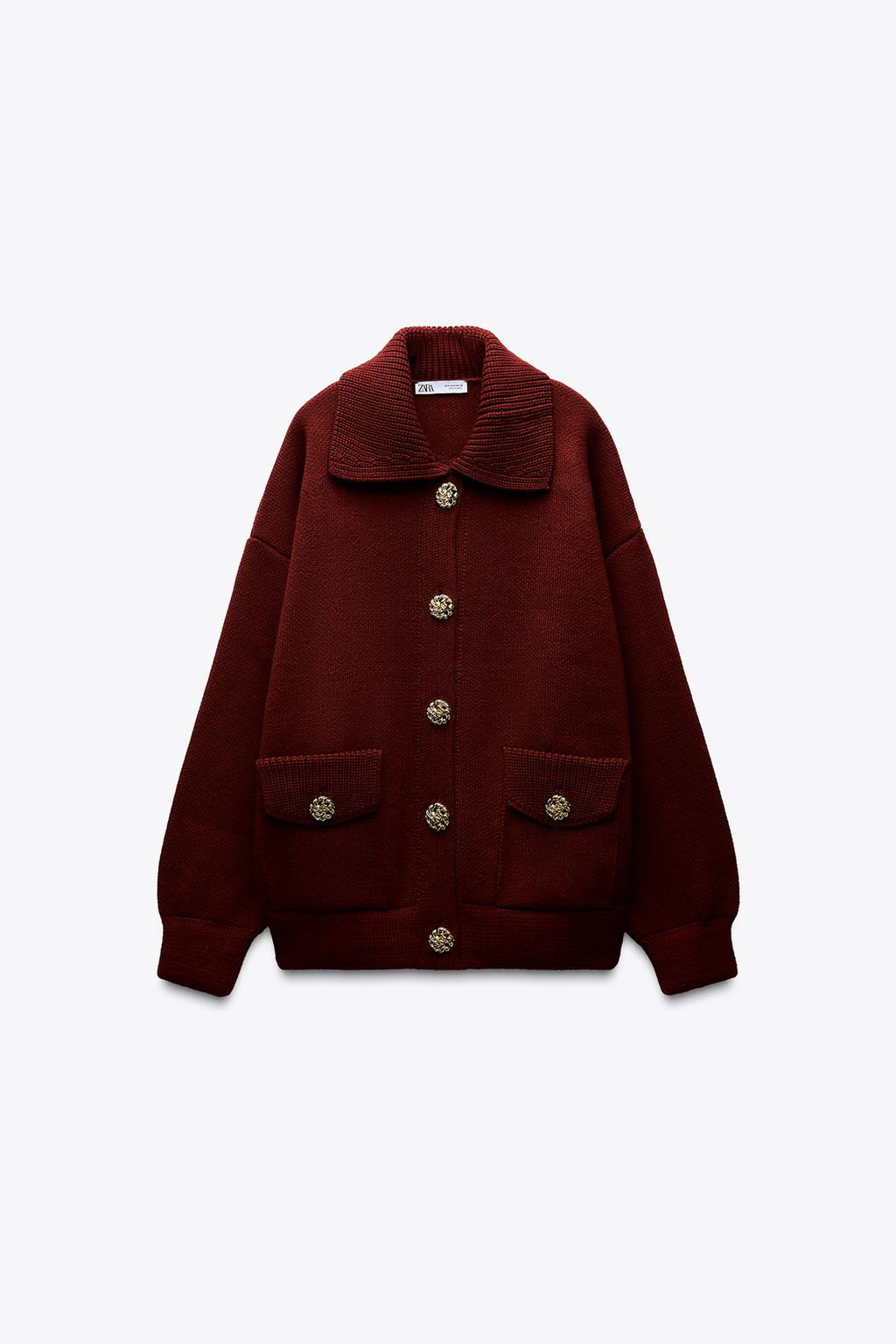 OVERSIZED KNIT CARDIGAN - Zara фото 5