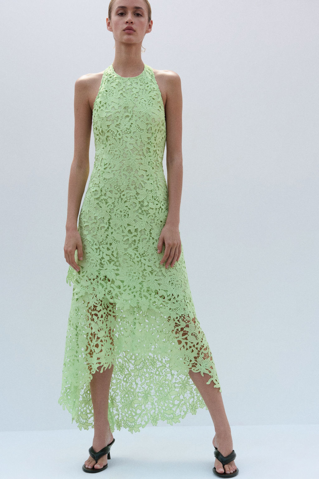 Vestido halter de encaje - H&m фото 7