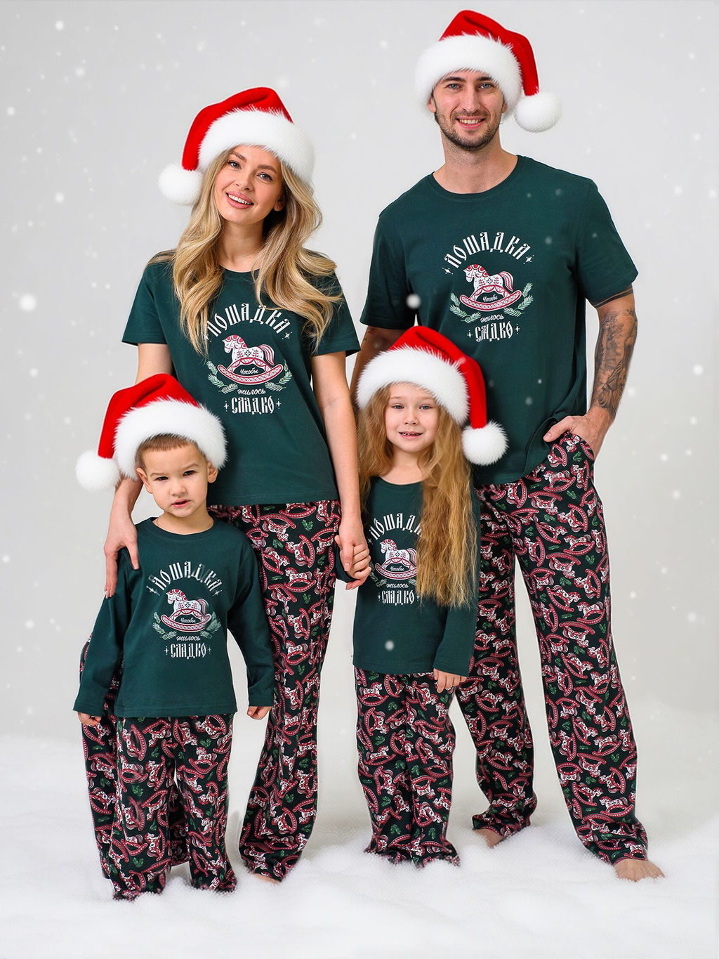 Пижама 100% хлопок женская Лошадка - Оптима фото 10