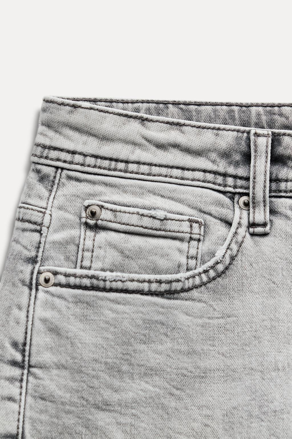 ZW COLLECTION RELAXED SLIM FIT MID-RISE JEANS - Zara фото 31