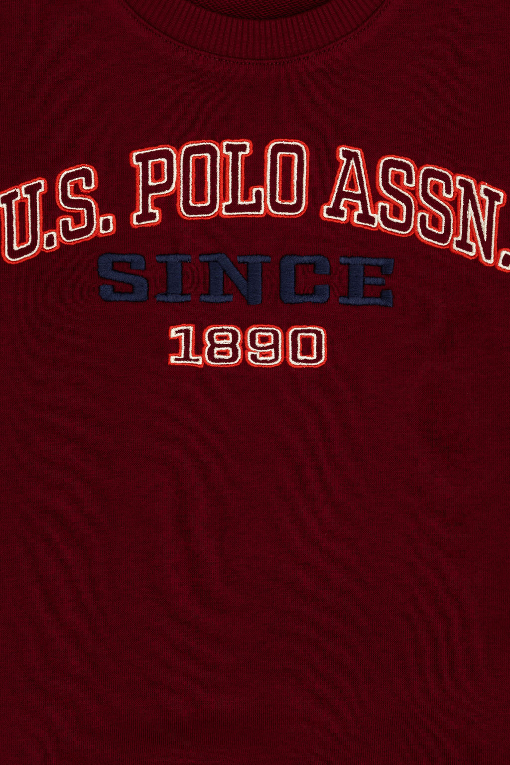 Erkek _ocuk Bordo Bisiklet Yaka Sweatshirt Sepette S_rpriz _ndirim - U.s. polo assn фото 8
