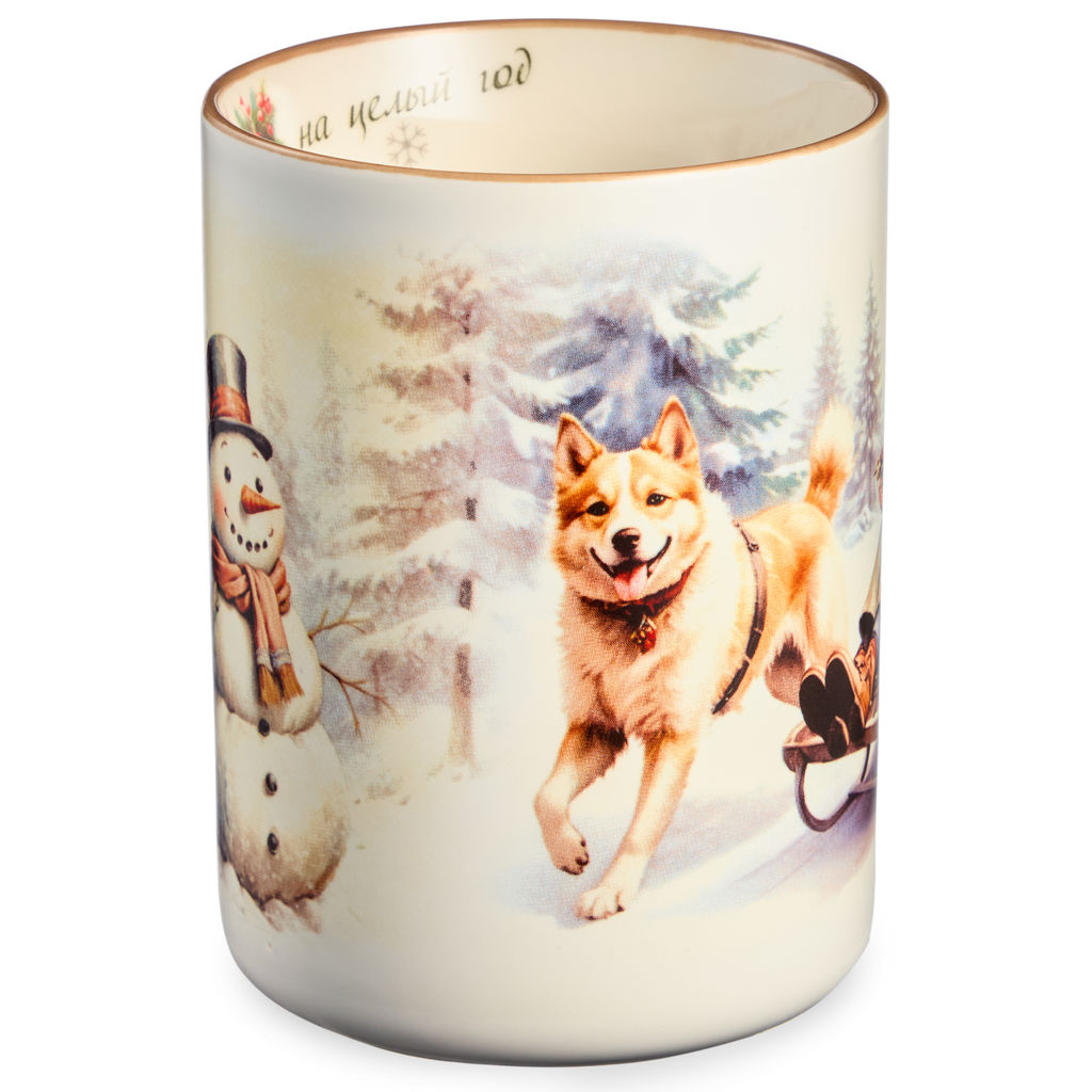 КРУЖКА LEFARD ХОРОШЕГО НАСТРОЕНИЯ НА ЦЕЛЫЙ ГОД 400МЛ  фото 4