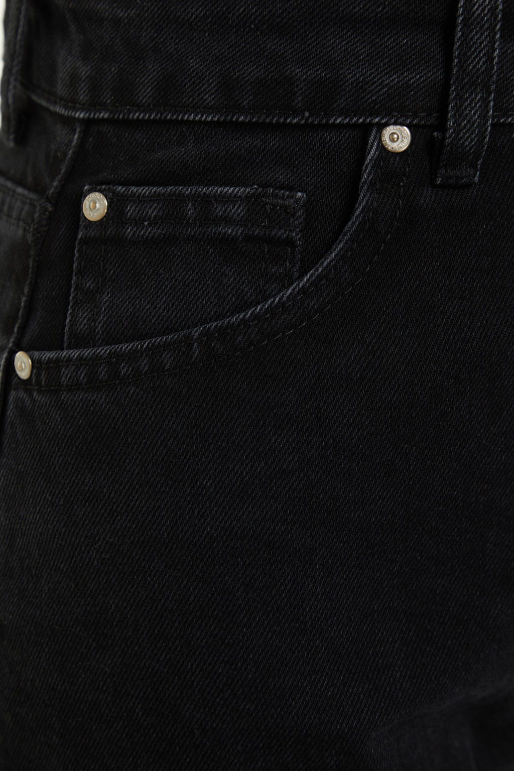 TRENDYOLMILLA Siyah Yuksek Bel Denim Sort TWOSS23SR00312  фото 7