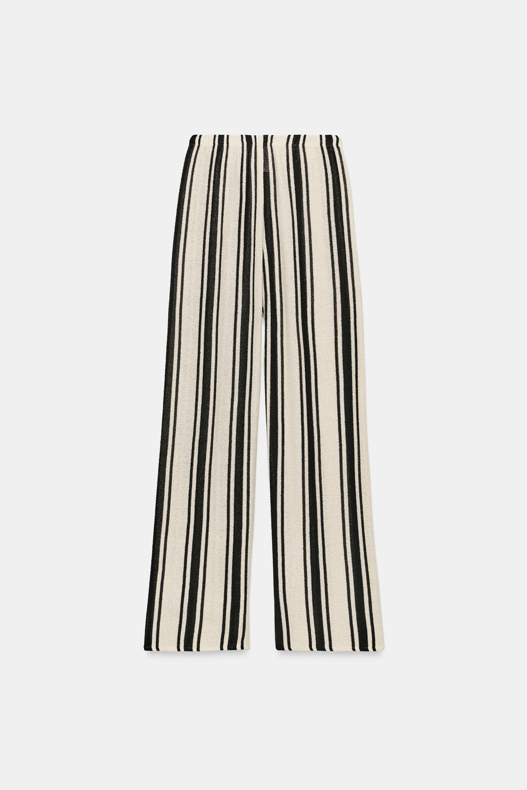 PANTAL?N R?STICO WIDE LEG / Crudo / Negro - Zara фото 7