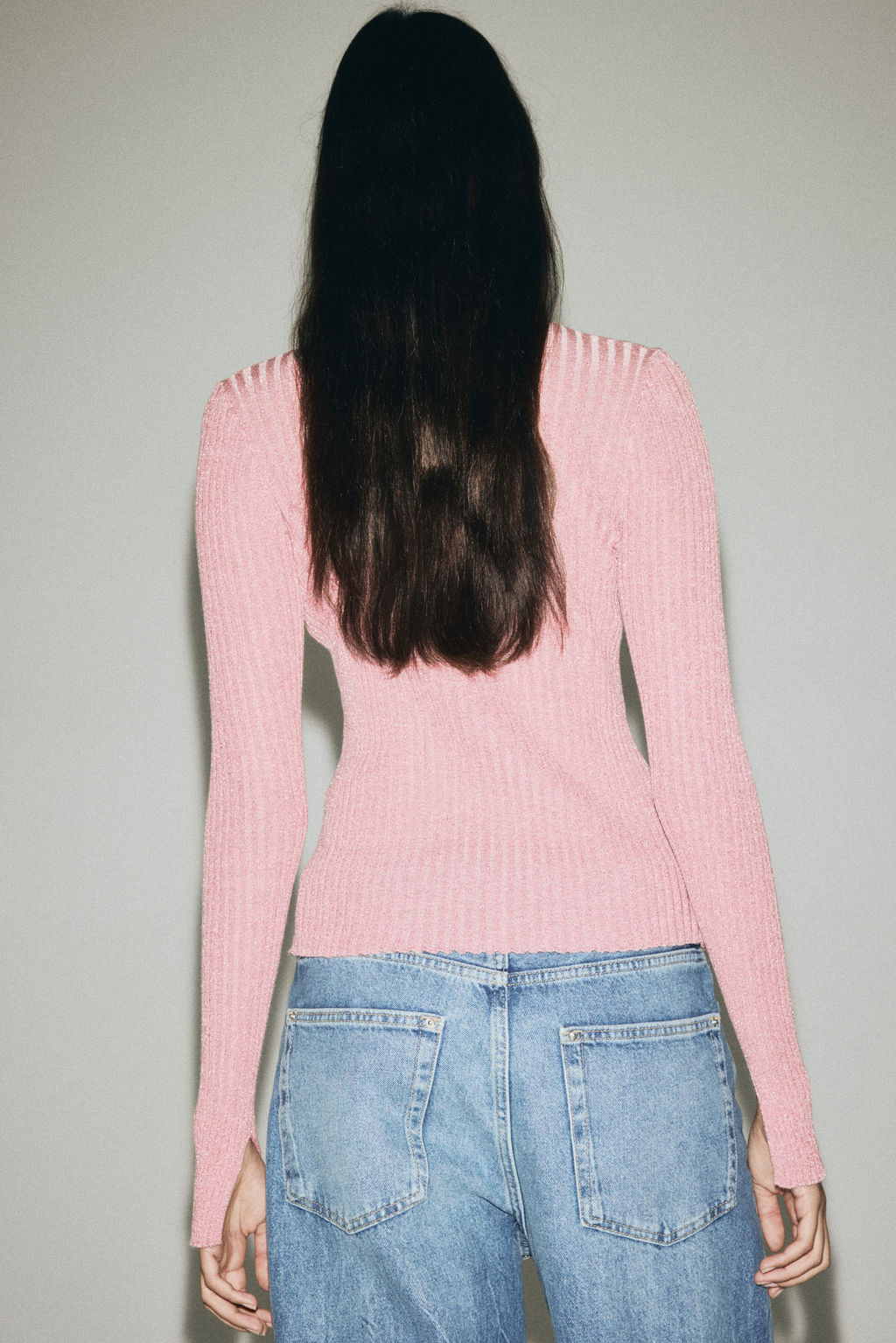Top brillante con cuello perkins - H&m фото 5