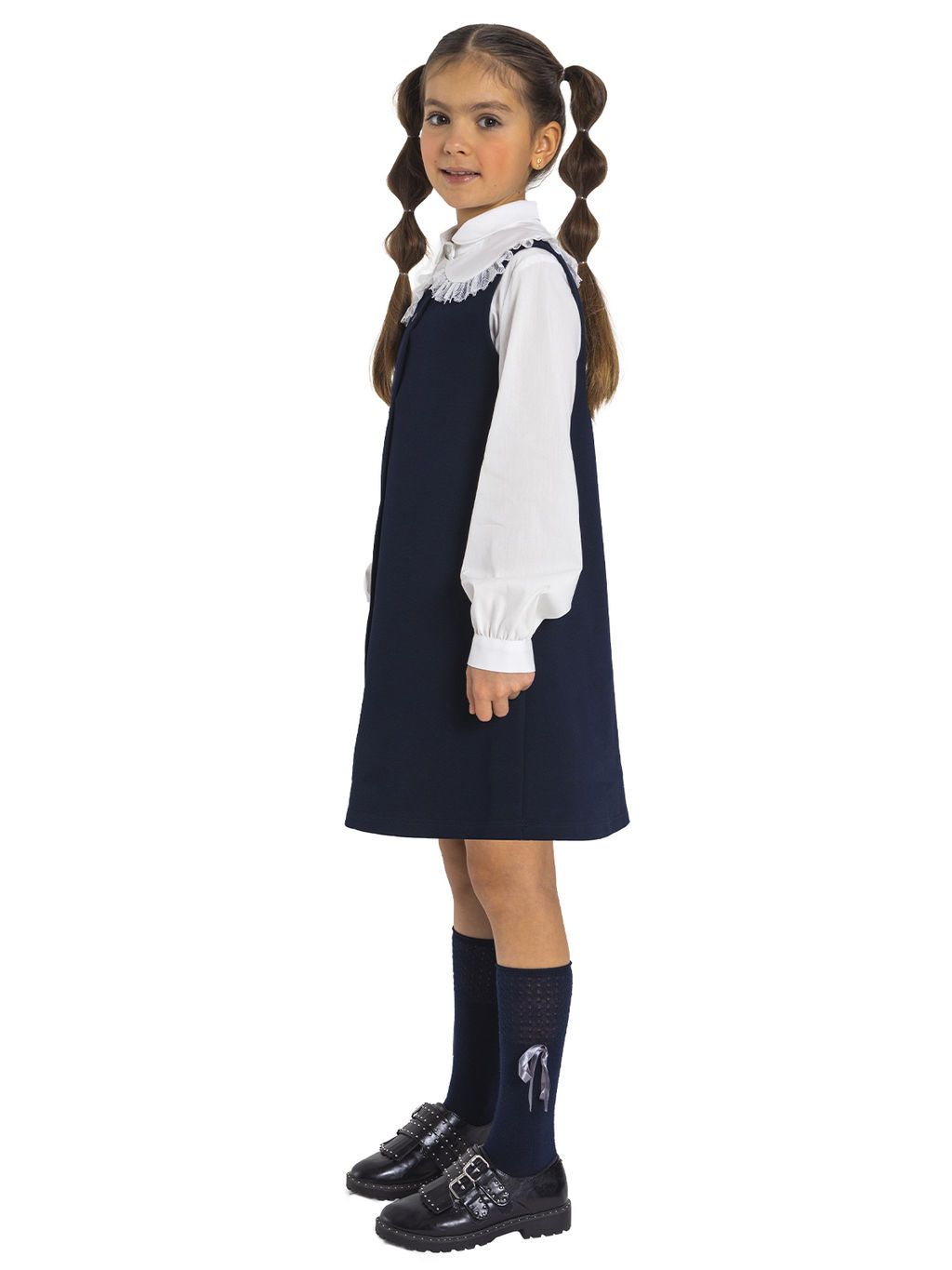 Школьный сарафан для девочки О76561 - Карамелли фото 3