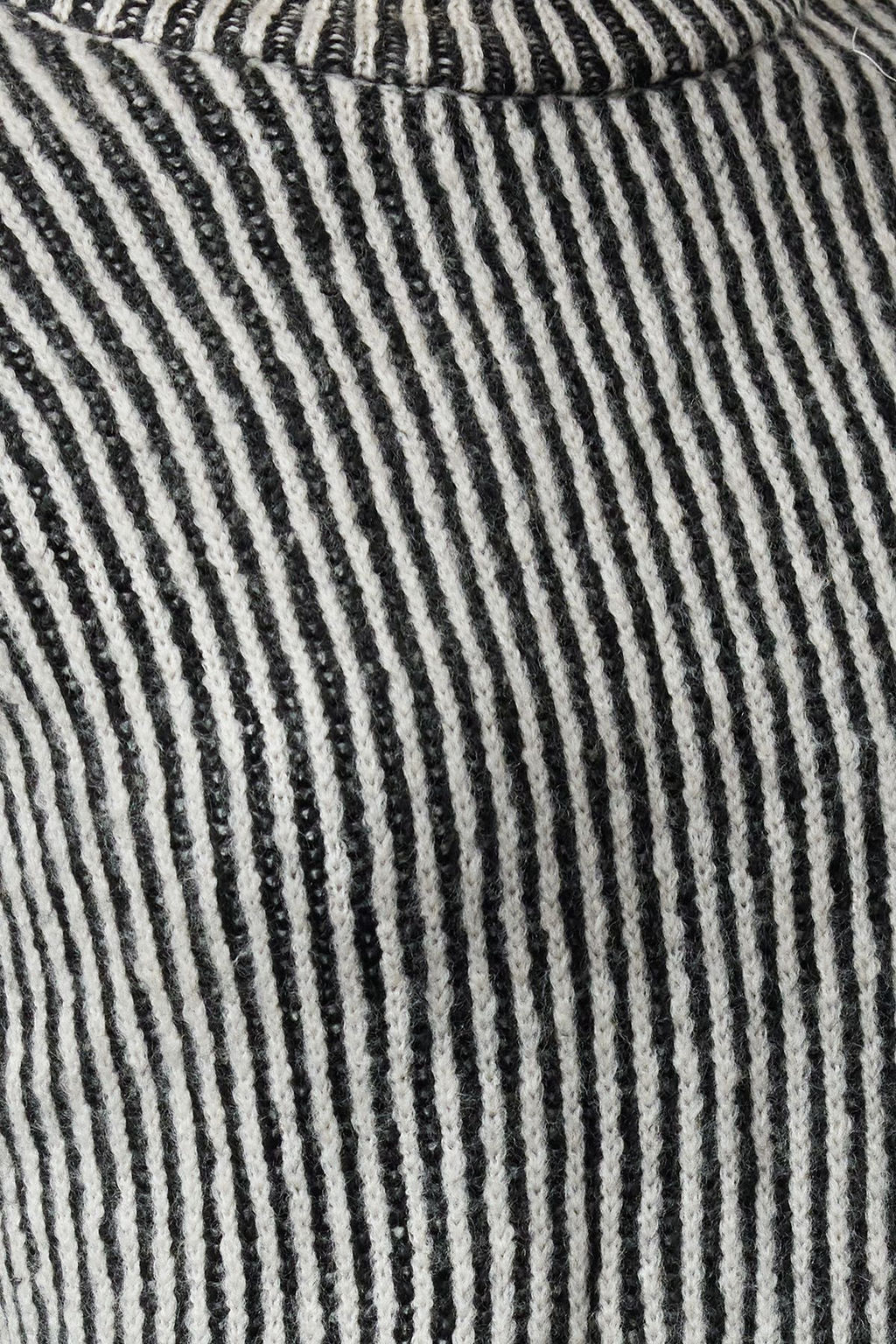 Ekru Crop Yumusak Dokulu Bisiklet Yaka Triko Kazak TWOAW25KZ00000 - Trendyolmilla фото 4