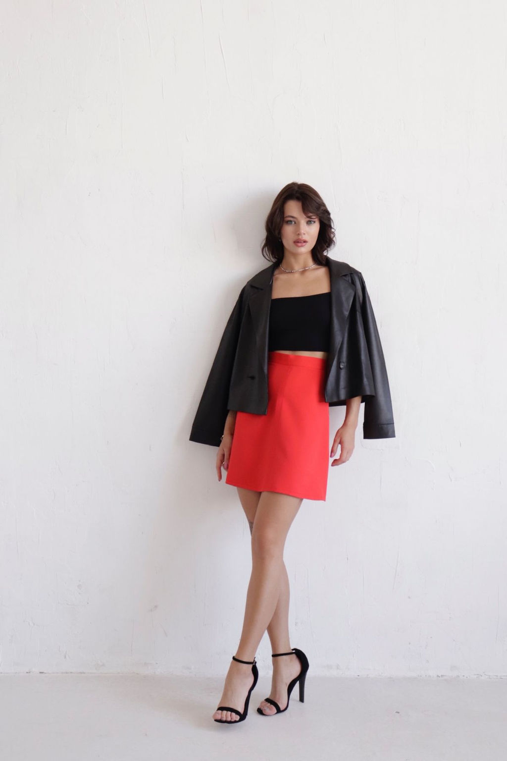 Короткая юбка-трапеция - Martichelli фото 25