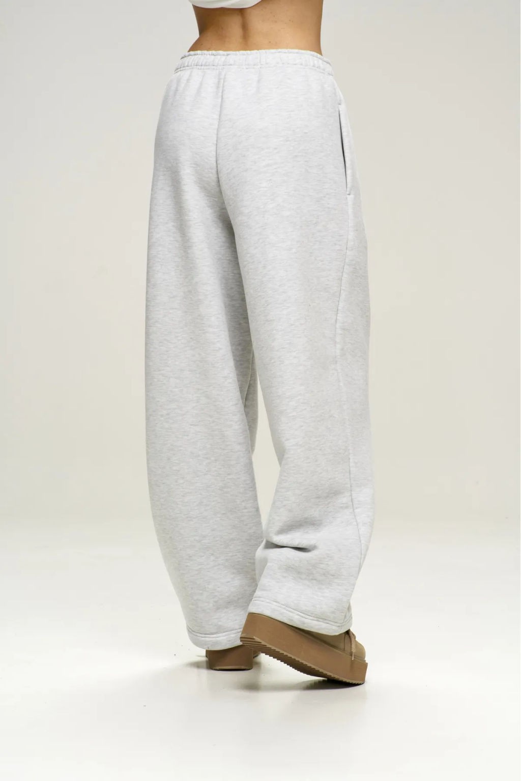 Брюки с начесом Grey Melange - Erist store фото 6