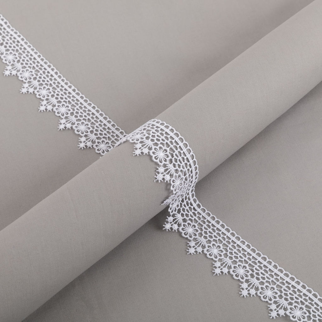 Гипюр Gamma 40 мм GGM-4002 в пакете 10 м 0.2 Турция GP001WH белый