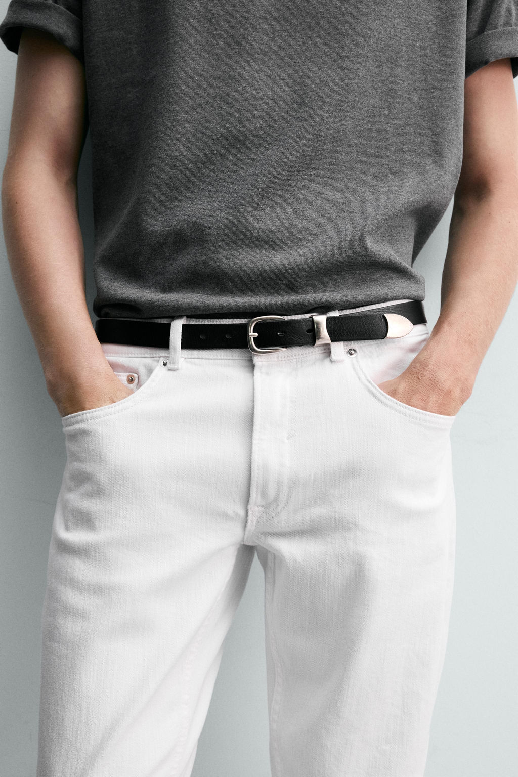 JEANS SKINNY FIT / Blanco - Zara фото 5