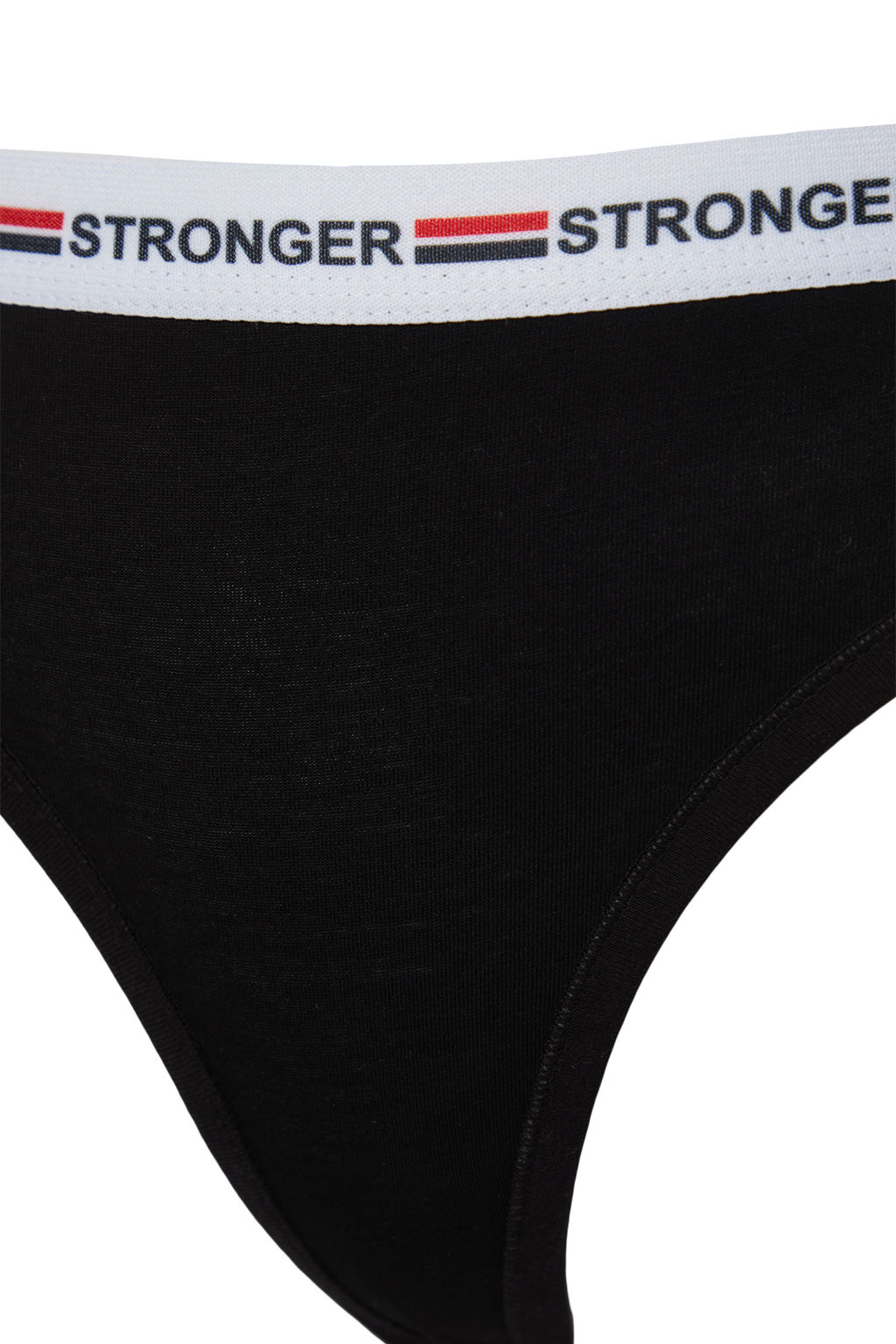 Trendyolmilla Siyah-Cok Renkli 3lu Paket Pamuklu Slogan Lastik Detayl? Tanga Orme Kulot THMSS24KU00006  фото 10