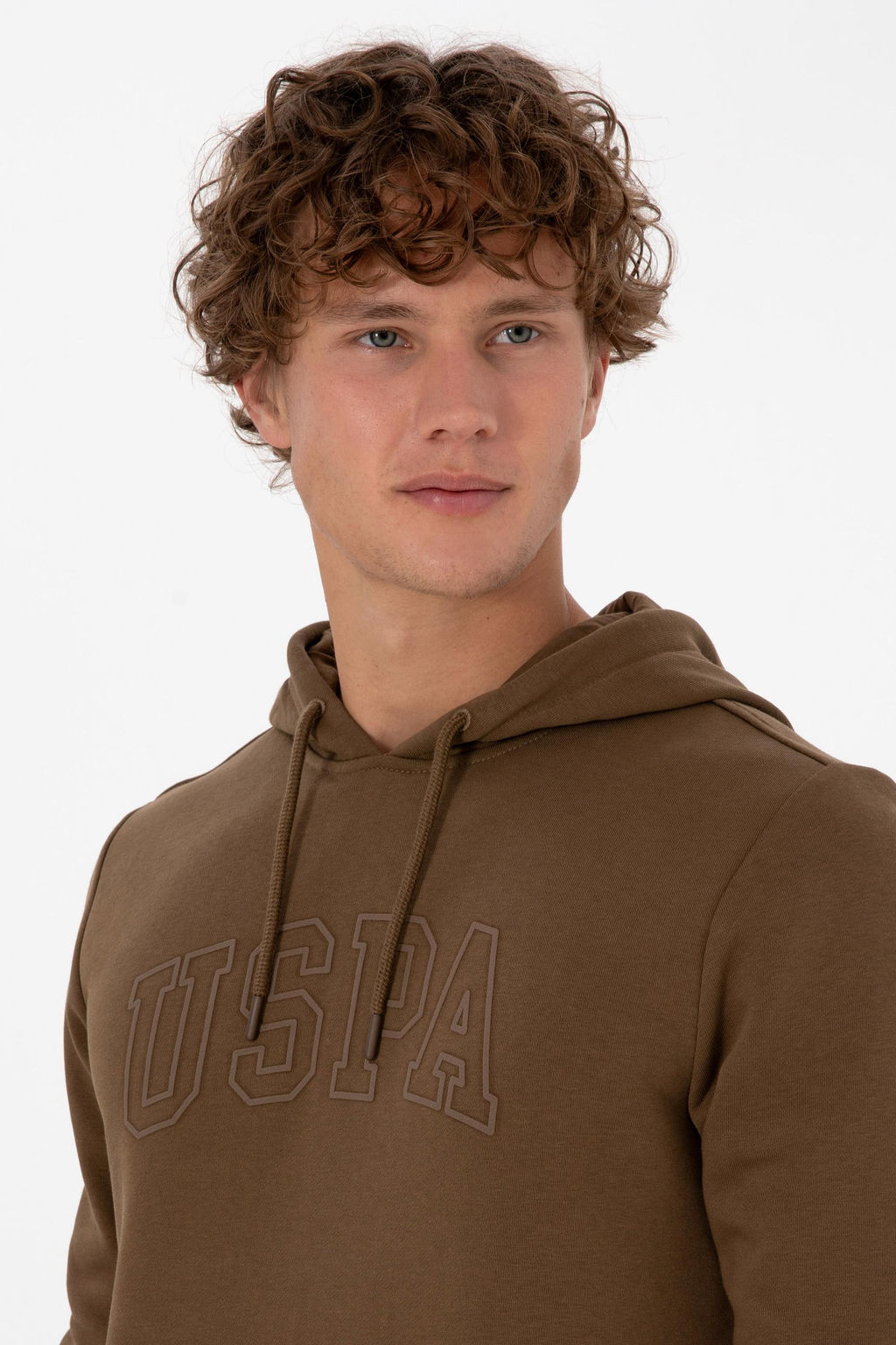 Erkek Haki Basic Sweatshirt Sepette S_rpriz _ndirim - U.s. polo assn фото 2