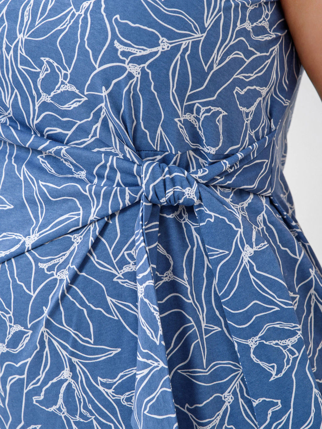 100% ХЛОПОК Платье Белые тюльпаны - Оптима фото 11