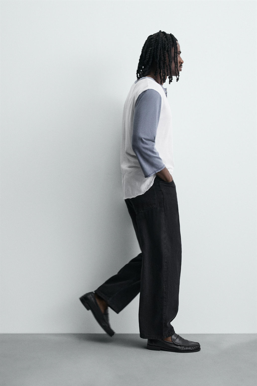 LIGHTWEIGHT LOOSE WIDE-LEG JEANS - Zara фото 6