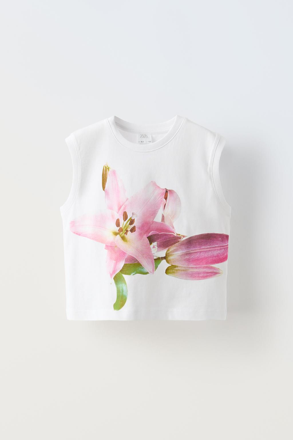 FLORAL PRINT T-SHIRT - Zara фото 2