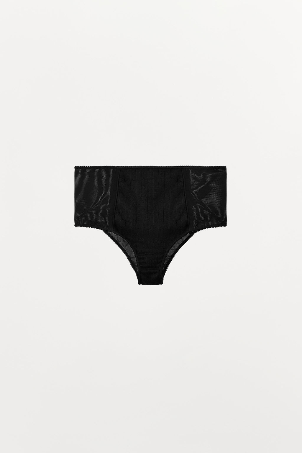 BRAGUITA ALTA COMBINADA POINTELLE / Negro - Zara фото 5