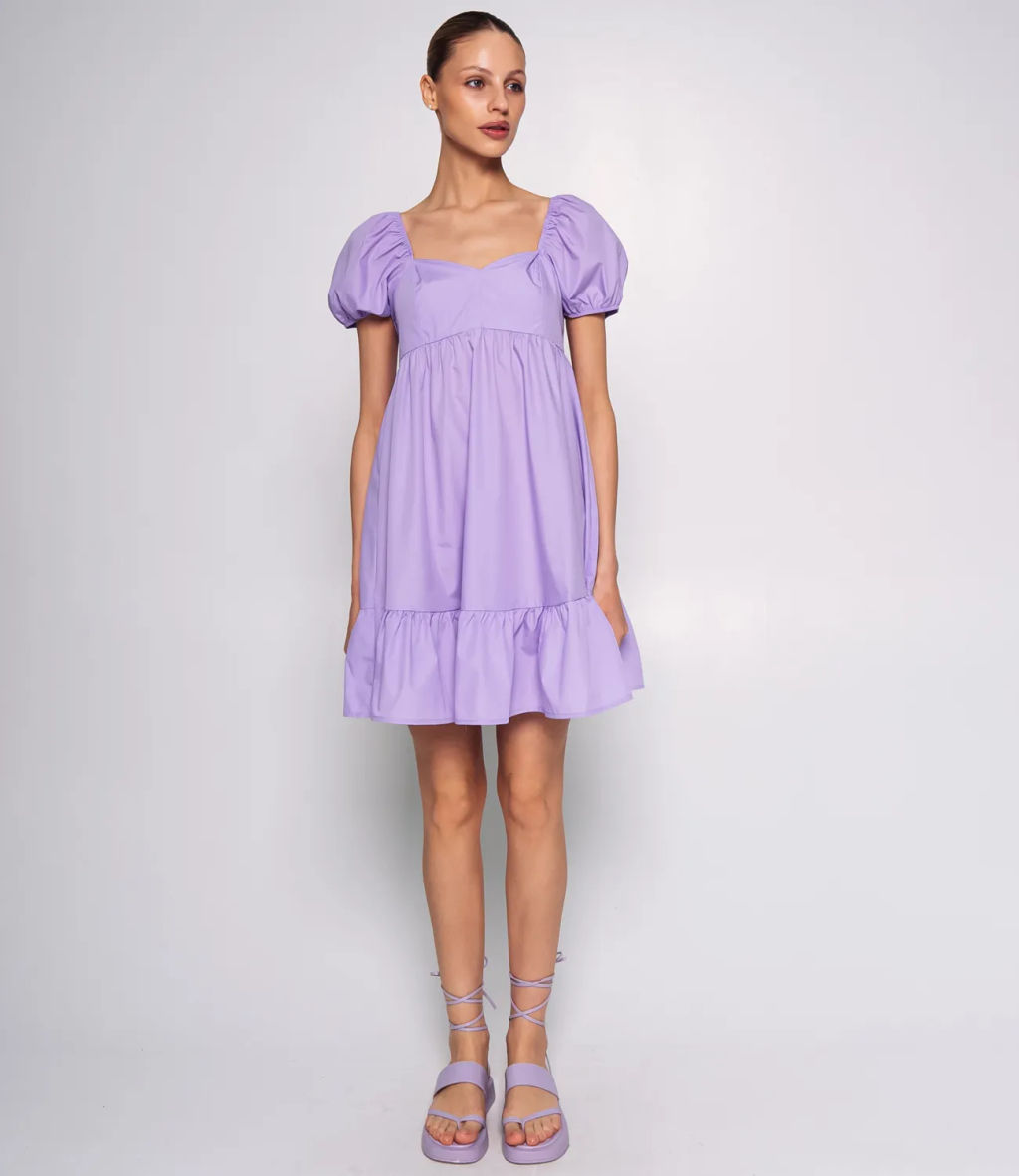 Платье #ОКТ085004, сиреневый - Dommod фото 2