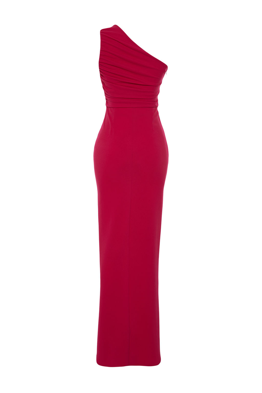 TRENDYOLMILLA Siyah Vucuda Oturan Tek Kol Orme Uzun Gece Abiye Elbise TPRSS24AE00172  фото 8