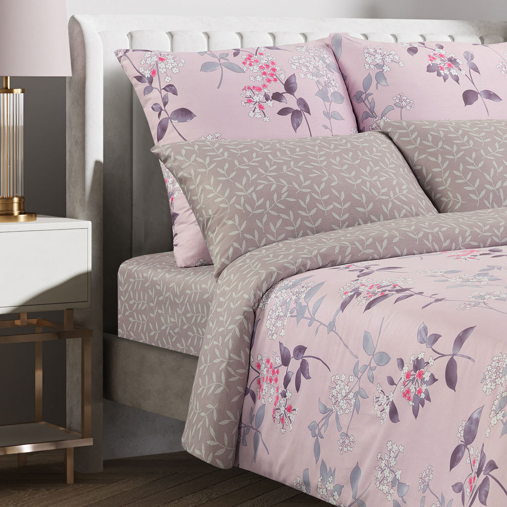 Постельное белье Адрия Евро (простыня на резинке 160*200 см) + 4 наволочки - Ecotex фото 2