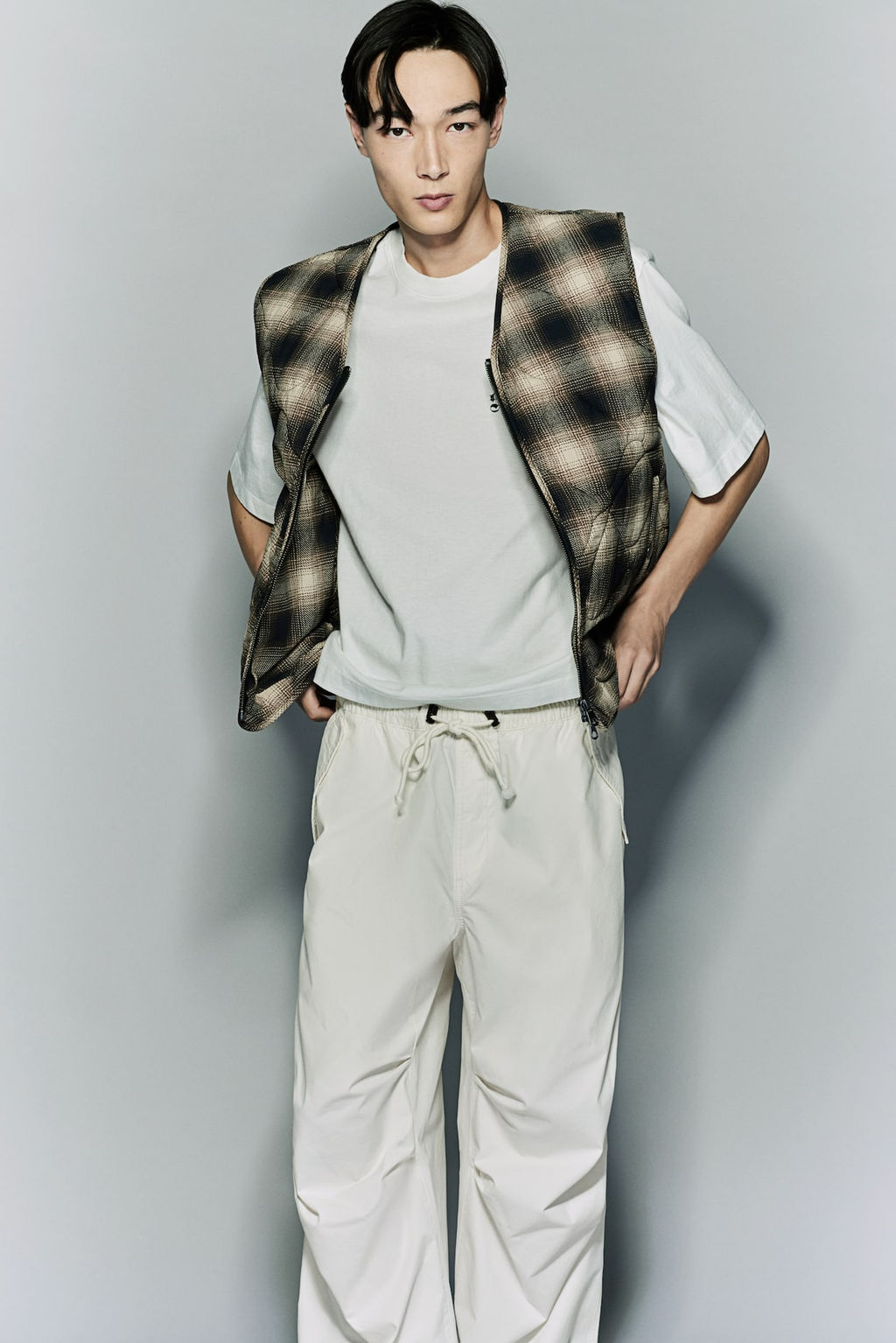 Pantalon parachute Loose Fit - H&m фото 2