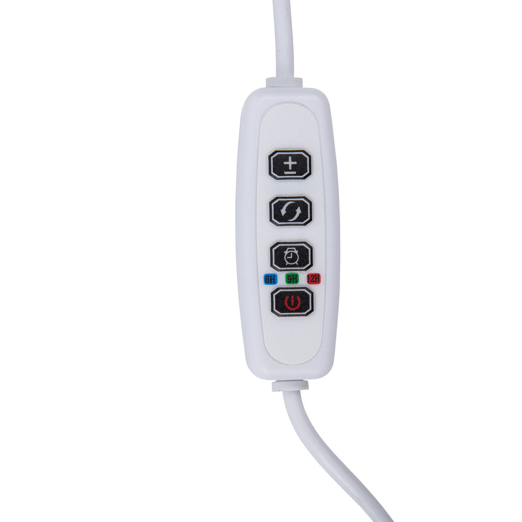 ULT-P35M-15W/SPLE/TM IP40 WHITE LEAF Светильник для растений светодиодный с таймером, на прищепке. Спектр для фотосинтеза. TM Uniel