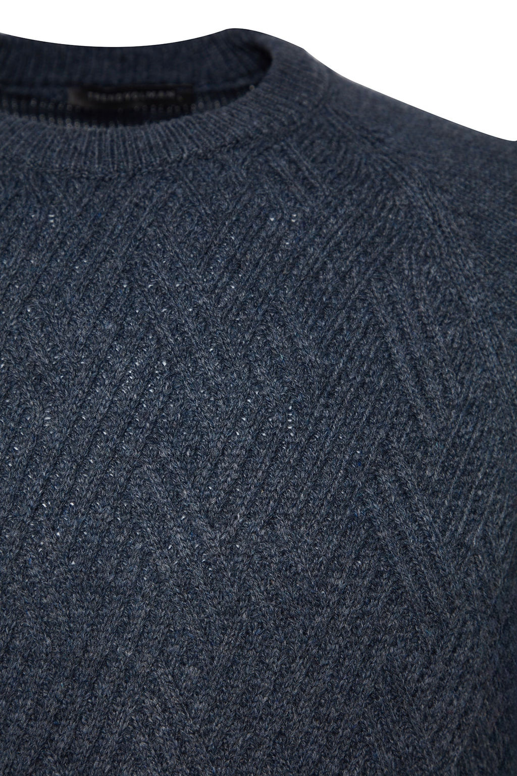 TRENDYOL MAN Gri Unisex Fit Yunlu Bisiklet Yaka Reglan Kol Dokulu Yun Kar?s?ml? Triko Kazak TMNAW22KZ0290 - Trendyolmilla фото 15