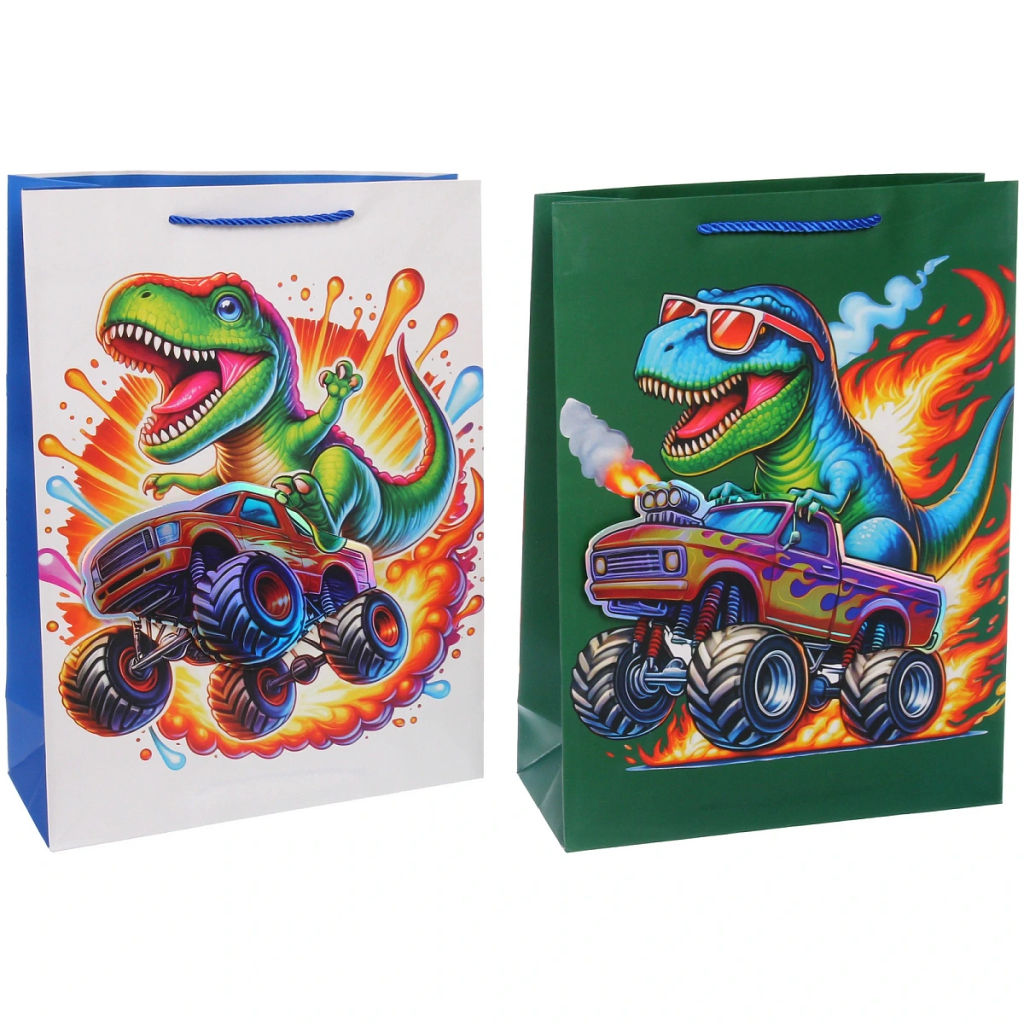 Пакет подарочный "Мой динозавр" 31*42*12 см