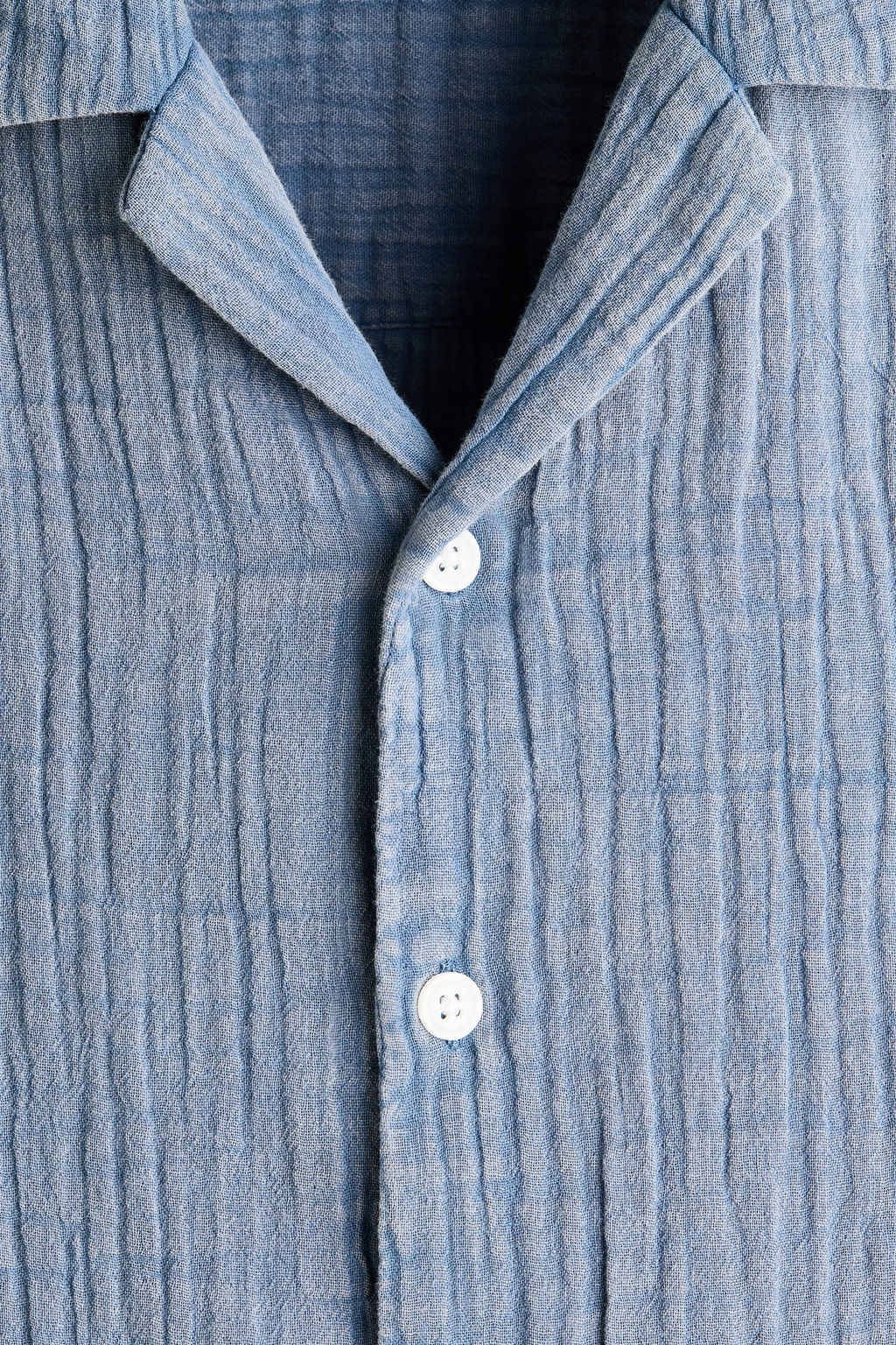 Camisa de muselina de manga corta Relaxed Fit - H&m фото 8