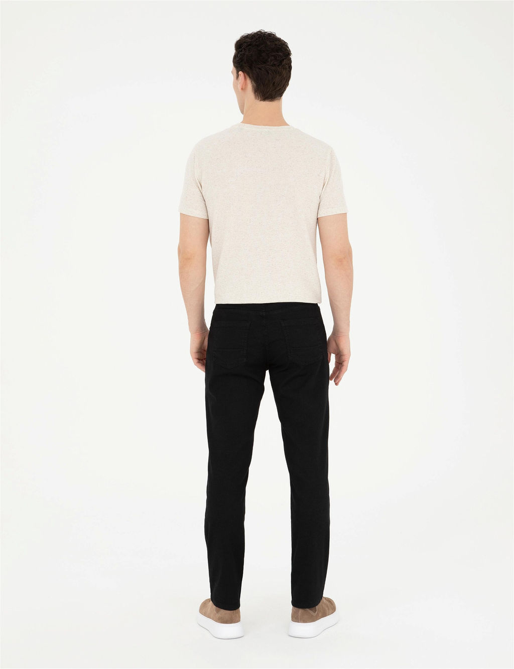Siyah Straight Fit Jean Pantolon - Pierre cardin фото 4