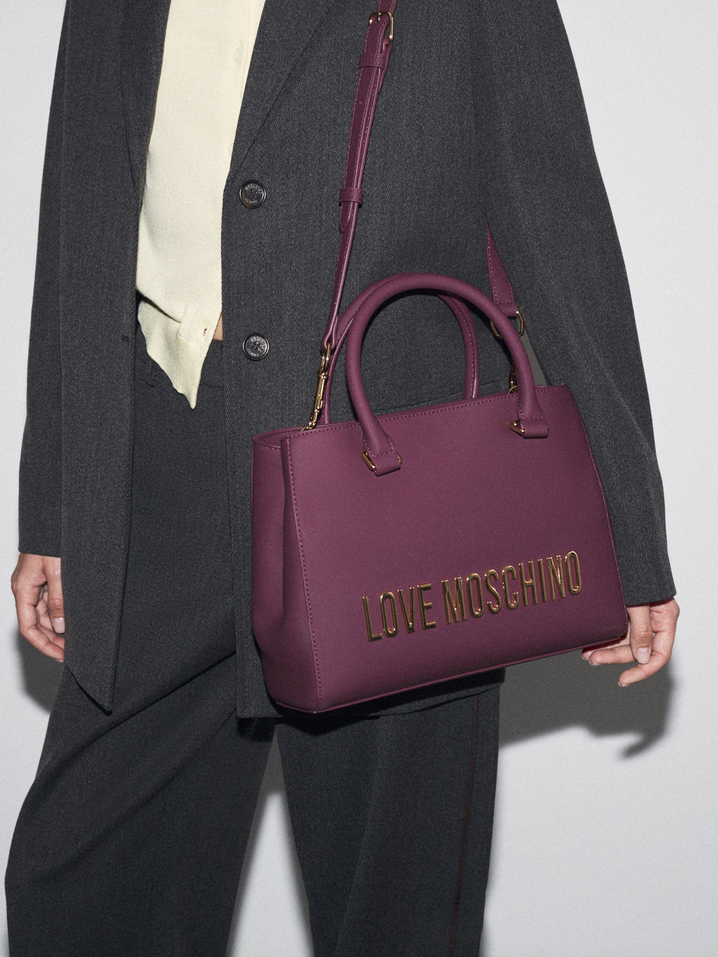 Женский тоут LOVE MOSCHINO BOLD LOVE Артикул 4560972, винный  фото 2