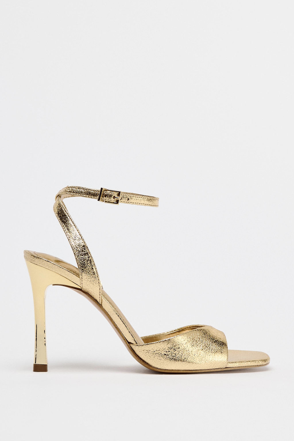 PATENT-FINISH HIGH-HEEL SANDALS - Zara фото 47