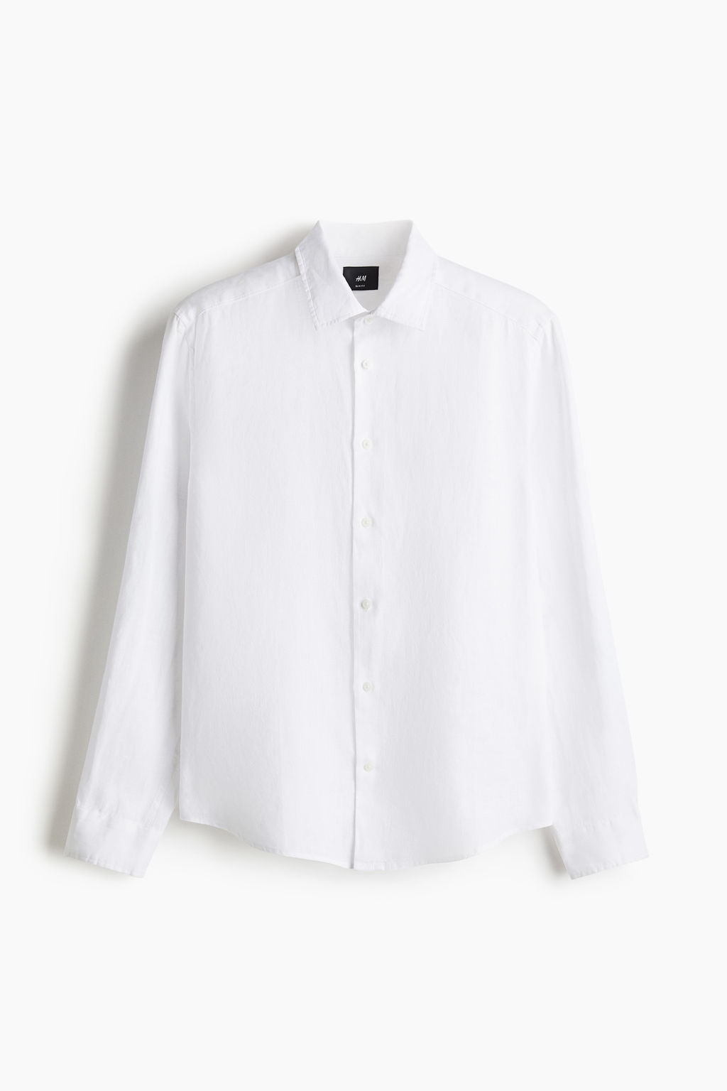 Camisa de lino Slim Fit - H&m фото 5