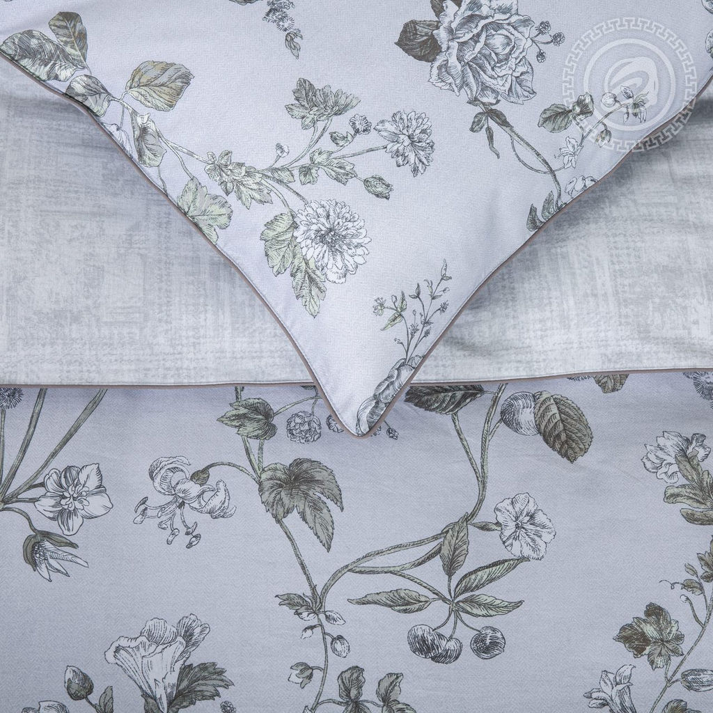 Постельное белье Ариадна (велюр) 2 сп. с Евро/Пододеяльник (молния): 1 шт. - 215*175; Простыня: 1 шт. - 240*240; Наволочка (с кантом): 2 шт. - 70*70; Наволочка (с кантом): 2 шт. - 50*70; Велюр - Арт элегант фото 5