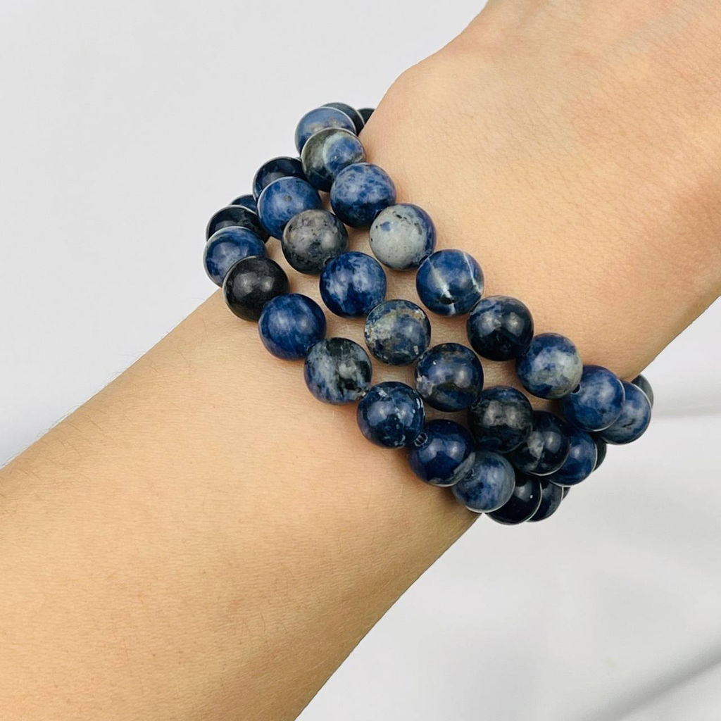 Бусины для украшений из Содалита (42 бусины)