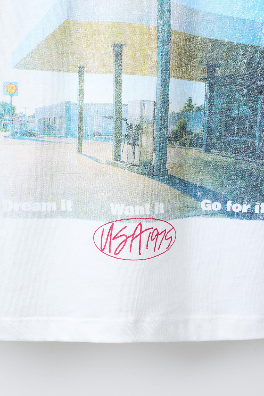 PETROL STATION PRINT T-SHIRT - Zara фото 4
