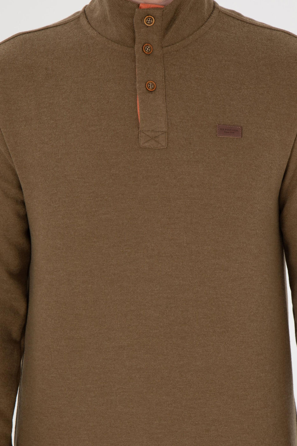 Мужской свитшот цвета хаки Неожиданная скидка в корзине - U.s. polo assn фото 6