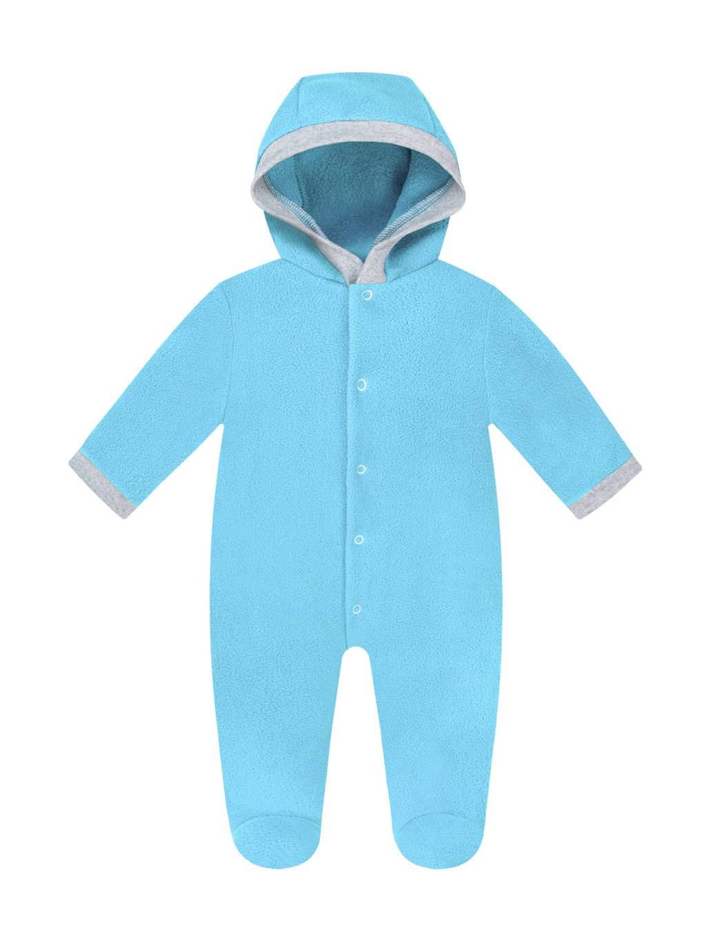 Комбинезон ясельный флисовый фуксия - Утенок фото 2