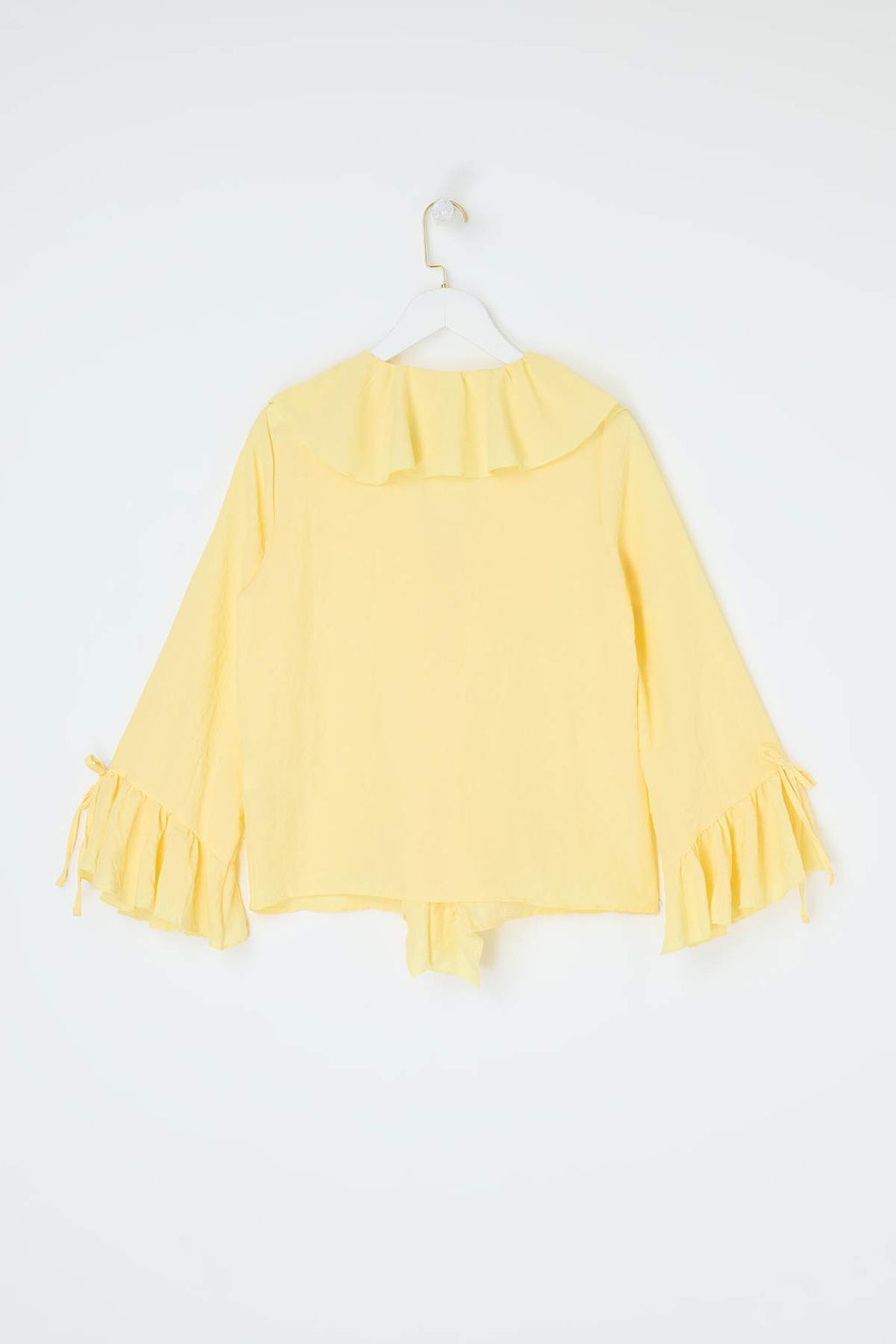 Sar? F?rf?r Detayl? Dokuma Bluz TWOAW26BZ00290