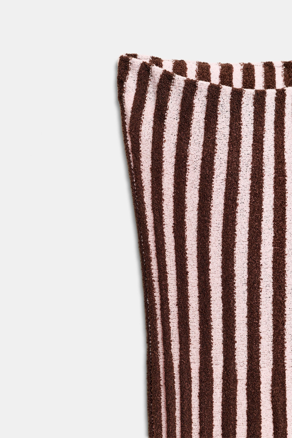 TEXTURED STRIPED PLEATED SKIRT - Zara фото 8
