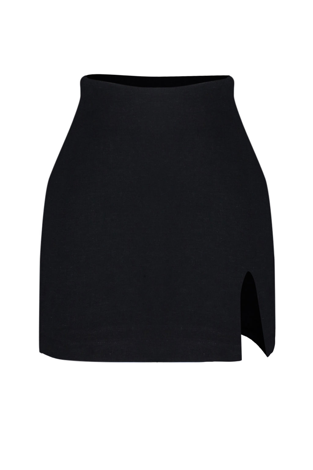 TRENDYOLMILLA Siyah Dokuma Y?rtmacl? Keten kar?s?ml? Plaj Sort Etek TBESS24SR00009  фото 7