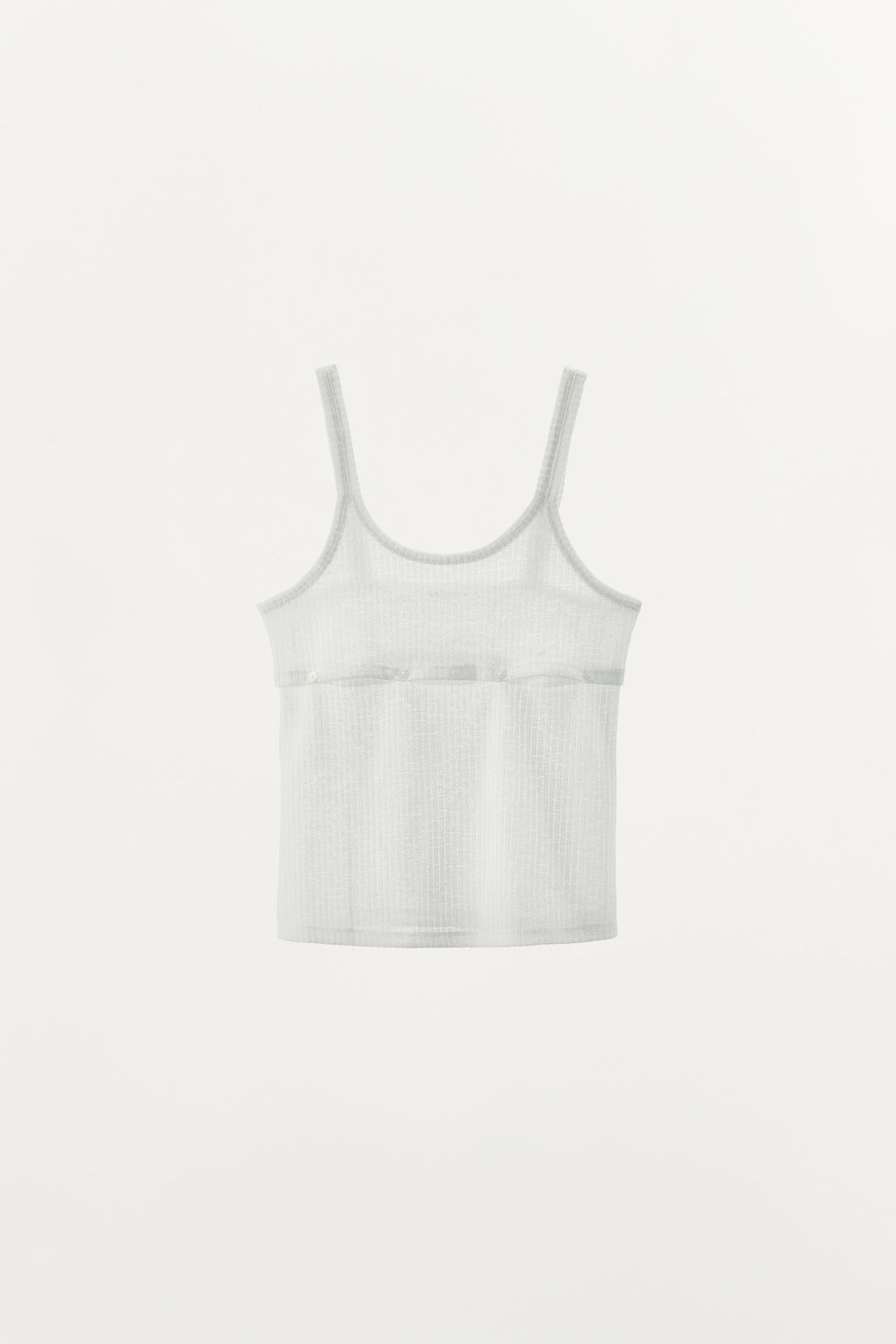 KNIT TOP WITH BUTTONS - Zara фото 4