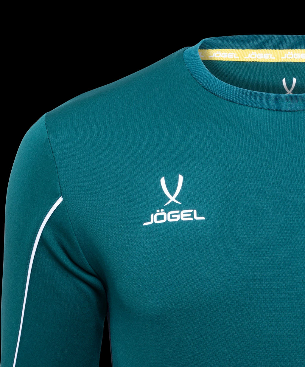 Футболка вратарская JOGEL CAMP GK Padded LS, зеленый/черный/белый  фото 3