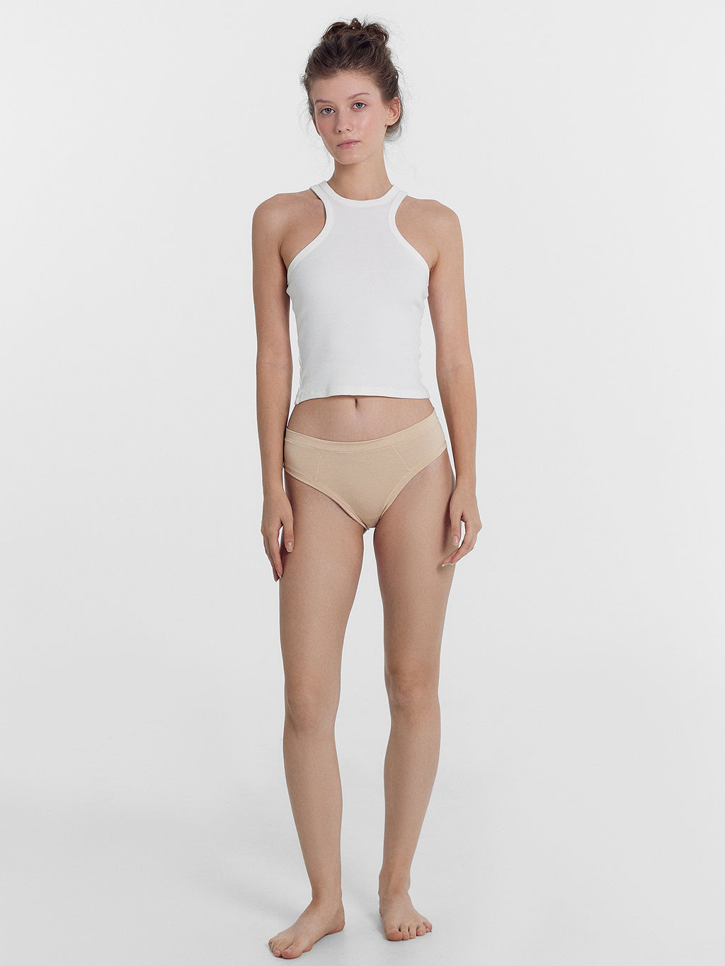 Трусы Mark Formelle классические бежевые бамбук с эластаном набор 2 штуки  фото 2