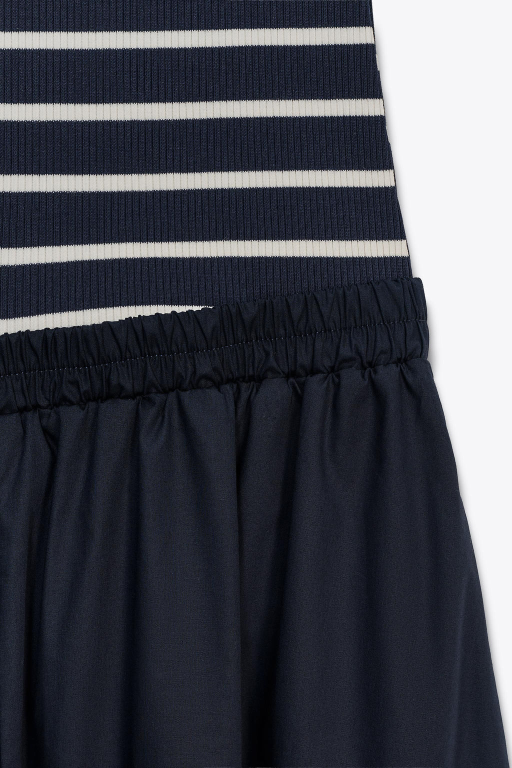 CONTRAST POPLIN MIDI DRESS - Zara фото 8