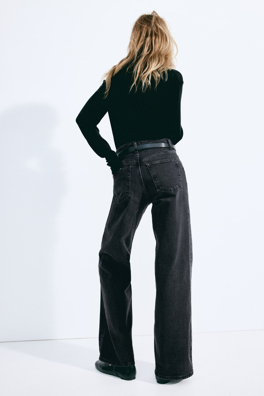 Wide High Jeans - H&m фото 13