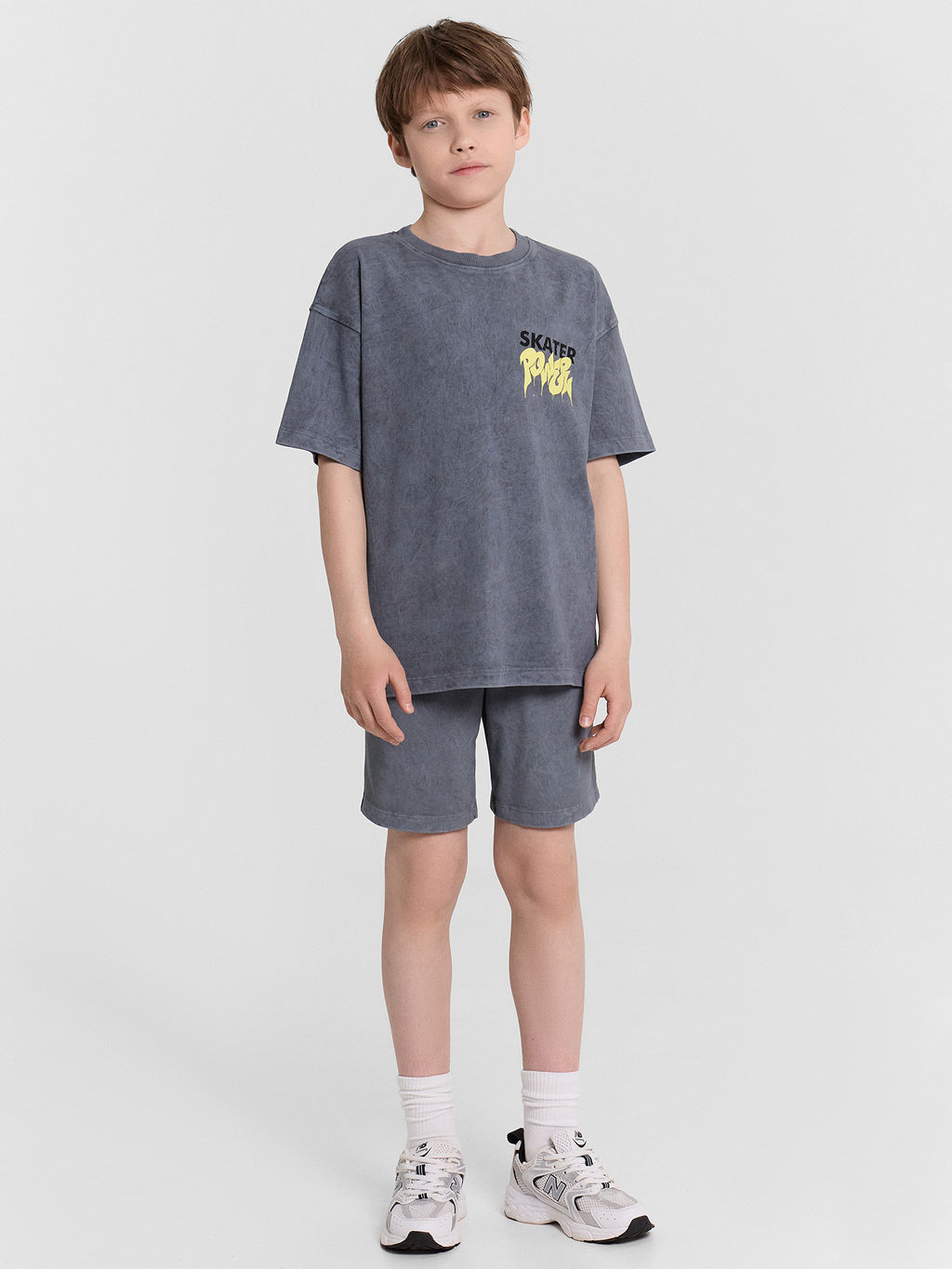 Комплект для мальчиков серый с обработкой эйсид