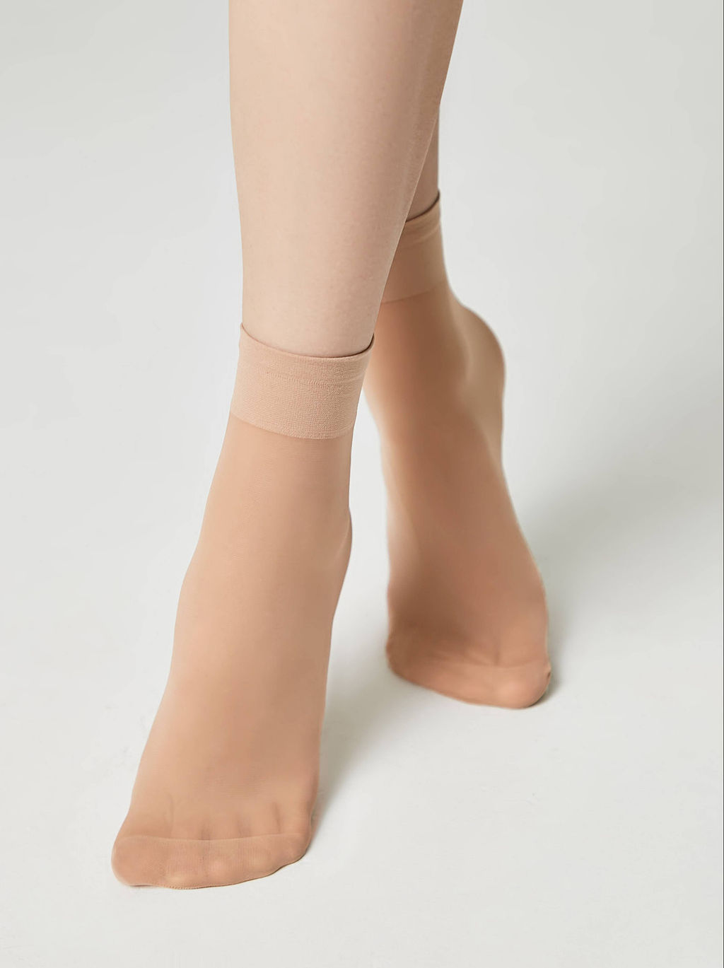 Цена за 2 пары. Носки Удлиненные CONTE TENSION SOFT 20 (1 пара) natural - Conte elegant фото 21